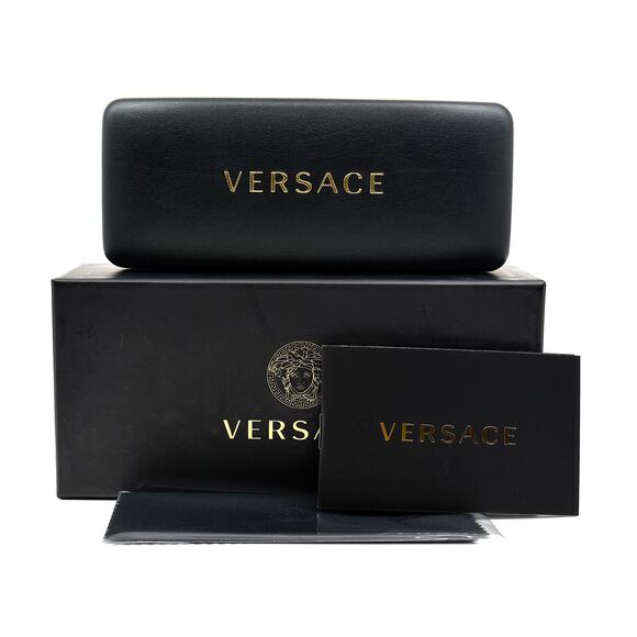 NEW VERSACE VE3299B 5324 TRANSPARENT BROWN AUTHENTIC EYEGLASSES FRAME - Picture 14 of 14